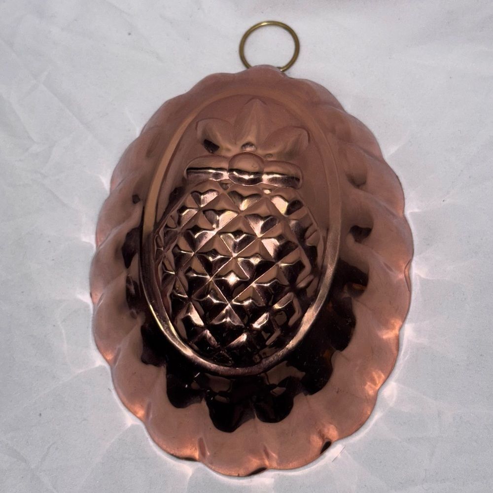 Vintage Copper Pineapple Mold